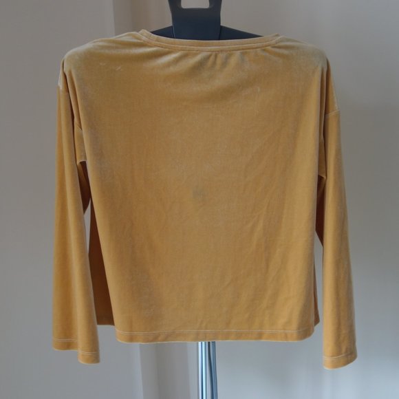 N Yellow Womens Long Sleeve Top Size M 160/84A - Picture 2 of 8